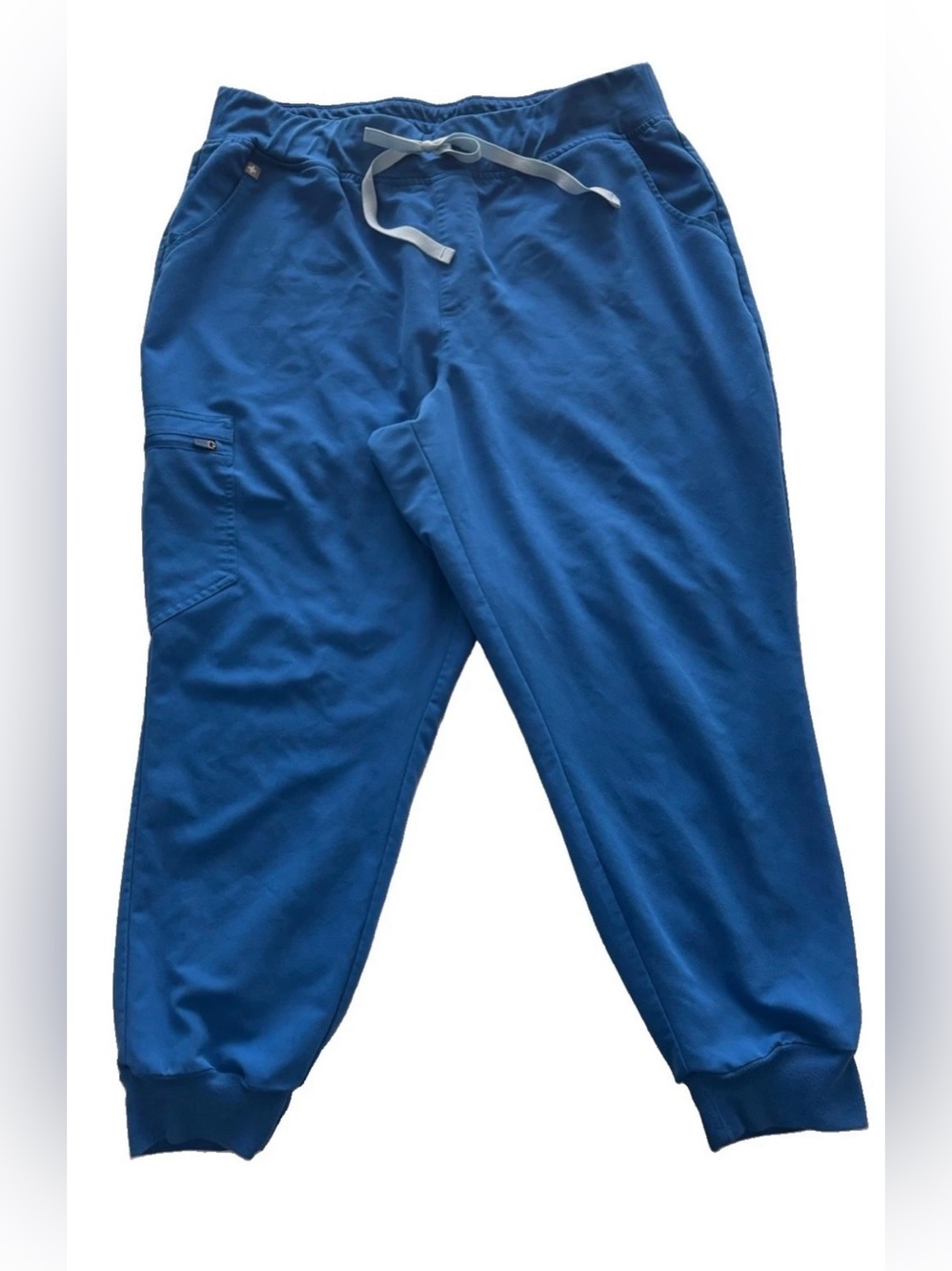 Figs Women’s Zamora Blue Jogger Scrub Pants Size XXL Petite